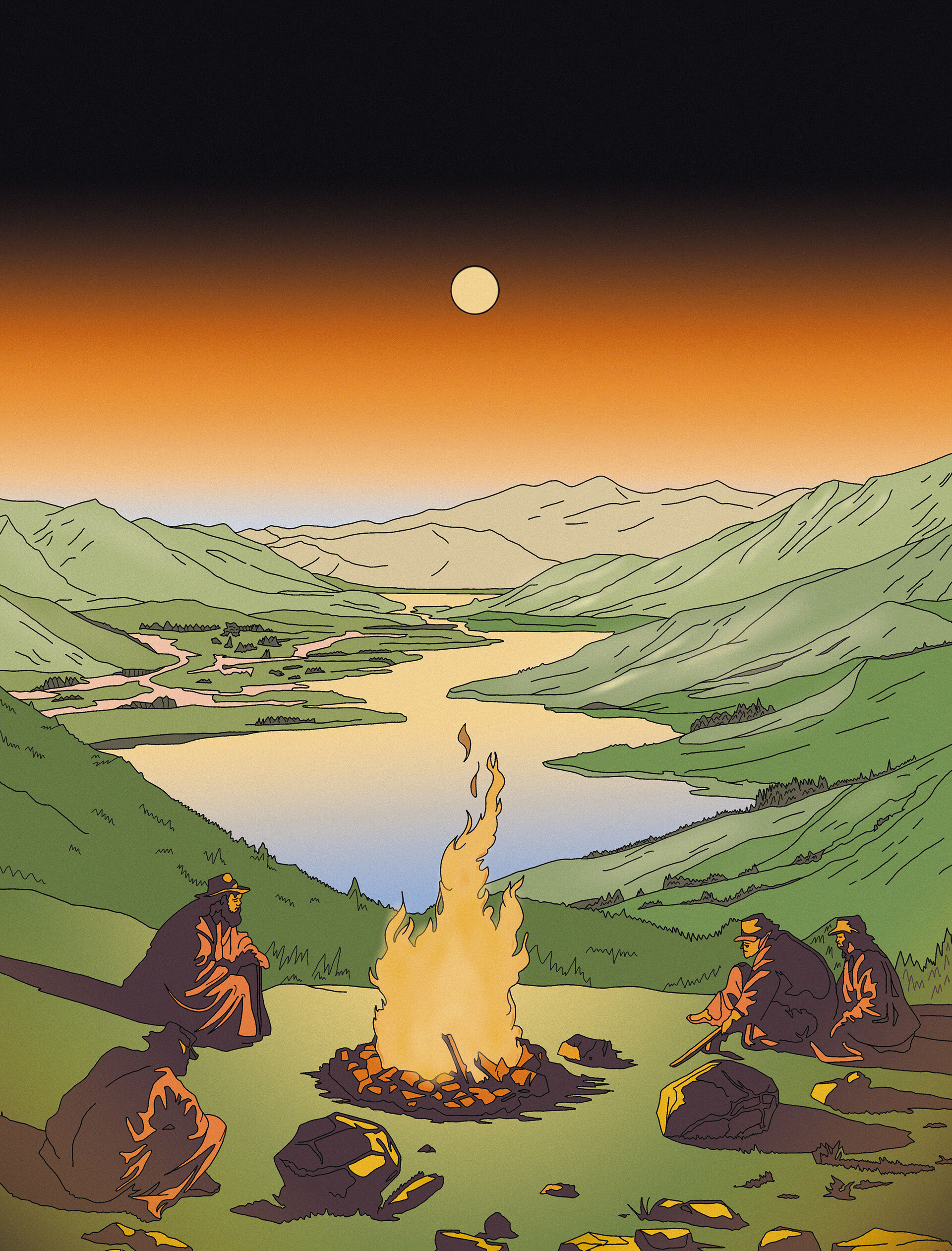 First Forbes and Tapas Magazine illustration by Debandolero