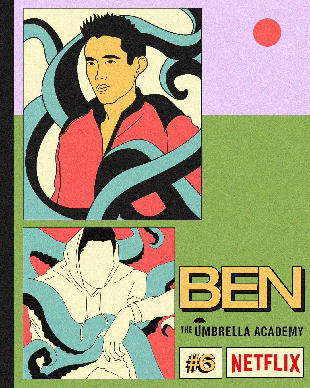 Netflix The Umbrella Academy banner by Debandolero