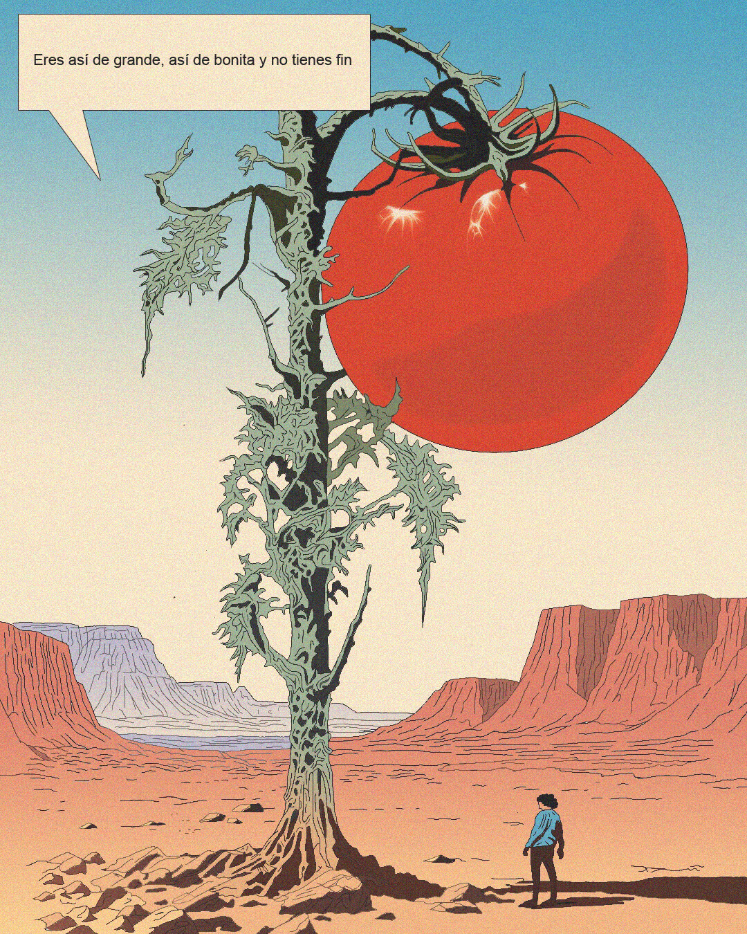 Tomatera, personal illustration by Debandolero
